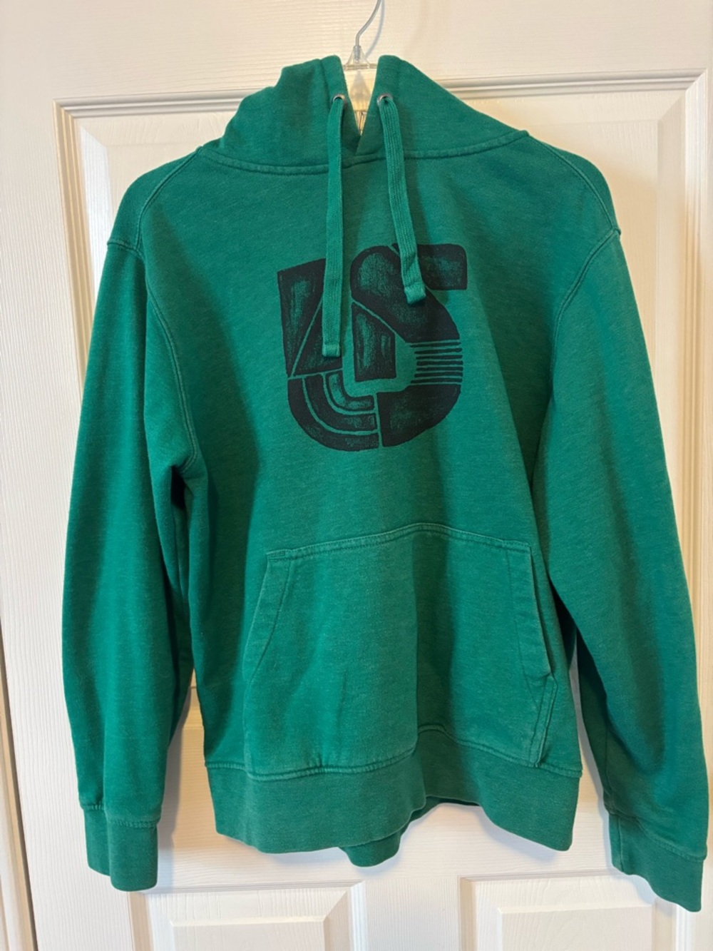 Burton Teal Green Pullover Hoodie with Black Graphic